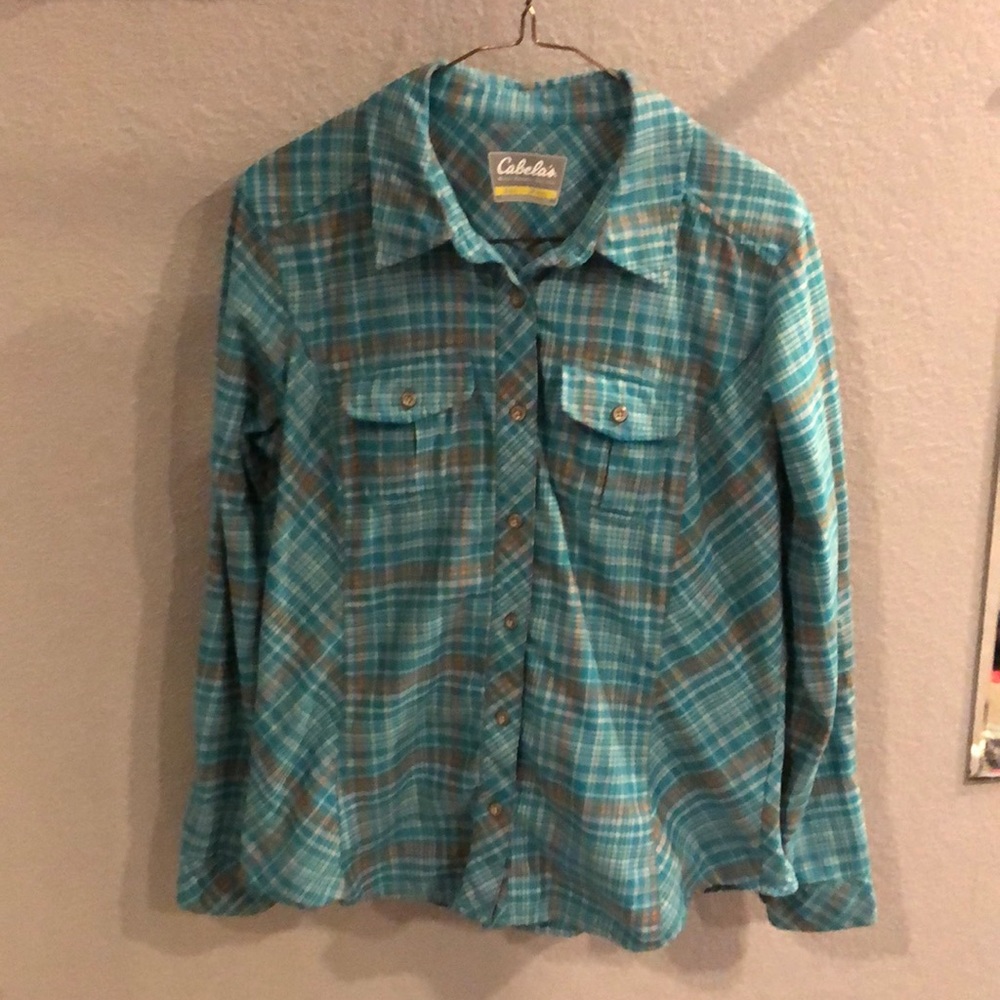 Cabela’s brand women’s flannel